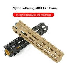 Geissele-Protector de manos para coche, riel Modular MK8 m-lok para J9 Gen9 SLR CYMA, juguete de pistola de Gel Airsoft AEG GBB, 9,5