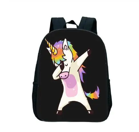 picture color Kawaii Единорог детская школьная сумка рюкзаки мультфильм малыш рюкзак для мальчиков и девочек детский сад рюкзак - Цвет: picture color