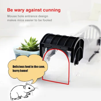 

Reusable Mice Rat Live Trap Rodent Catcher Automatic Lock Mousetrap No Kill Animal Mice Control Cage Home Garden Supplies