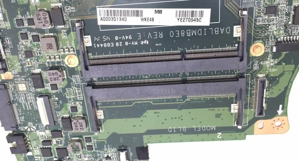 Для TOSHIBA L50 B L50-B материнская плата для ноутбуков pc материнская плата I5-4210U I5 4210U cpu A000301340 DABLIDMB8E0 REV E