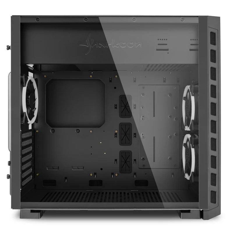 Корпус Sharkoon NIGHT SHARK blue E-ATX, ATX, mATX, Mini-ITX, SSI CEB, SSI EEB, Midi-Tower, 3x120mm fan, 2xUSB 2.0, 2xUSB 3.0