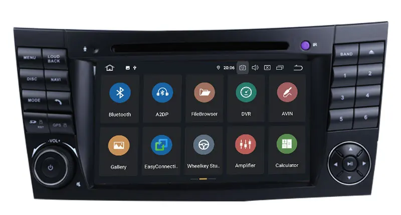 Perfect Android 9.0 Octa Cores Car DVD For Mercedes Benz E-Class/W211 E200 E220 E240 E350 E280 E300 With 3G/4G WIFI Radio GPS Carplay 12