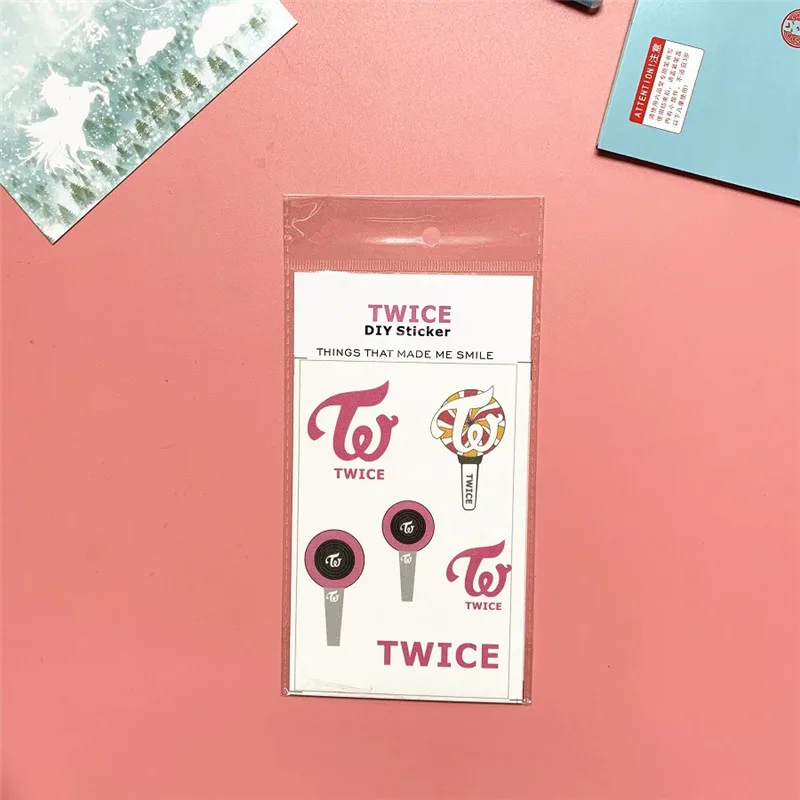 Got7 BlackPink EXO Seventeen Twice EXO IZONE DIY Sticker JIMIN JIN SUGA JUNG KOOK DIY Handbook Love Yourself Feel Special LJJ790