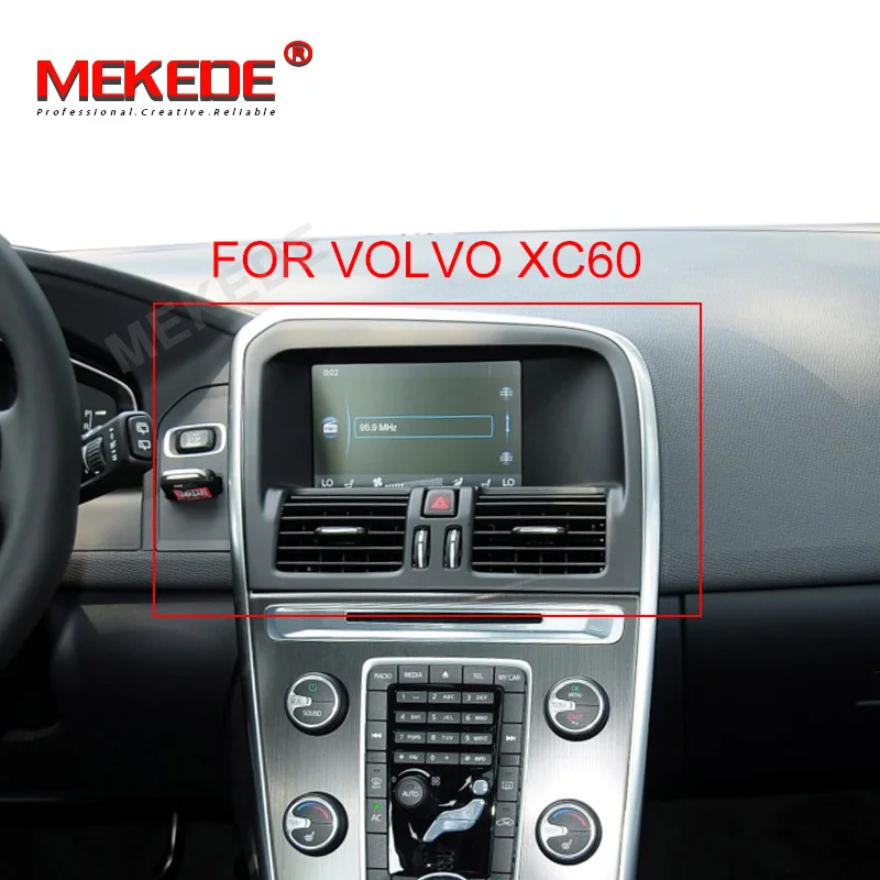 MEKEDE DSP 2Din автомобильный мультимедийный плеер для Volvo XC60 2010 2011 2012 левый руль автомобильный dvd-плеер навигация wifi