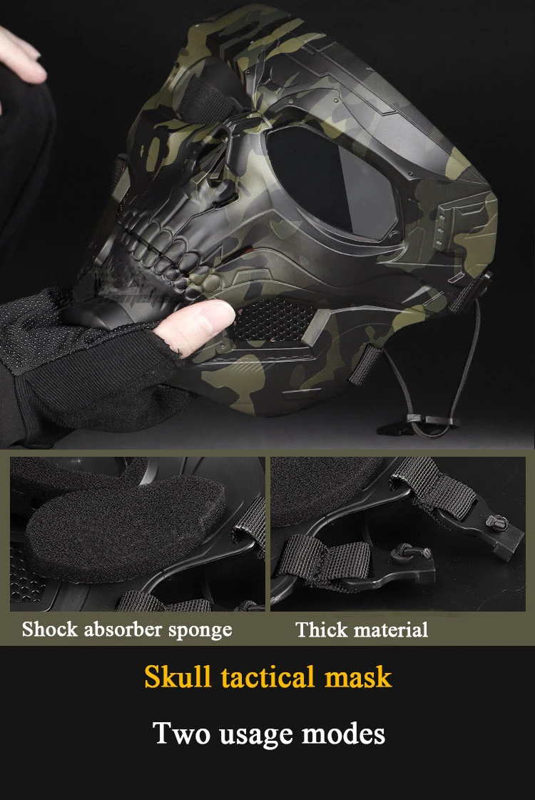 Страйкбол Пейнтбол CS игровая маска тактическая полная маска черепа армейская уличная охотничья защитная маска