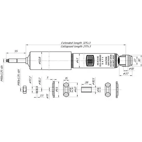 Амортизатор LADA 2121 NIVA пер.газ TRIALLI AG01005