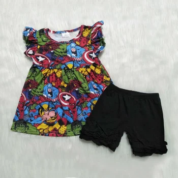 

2020 Newborn clothing sets summer baby clothes for boys & girls cotton super hero print baby sets 0-16Y baby child clothes 2PCS