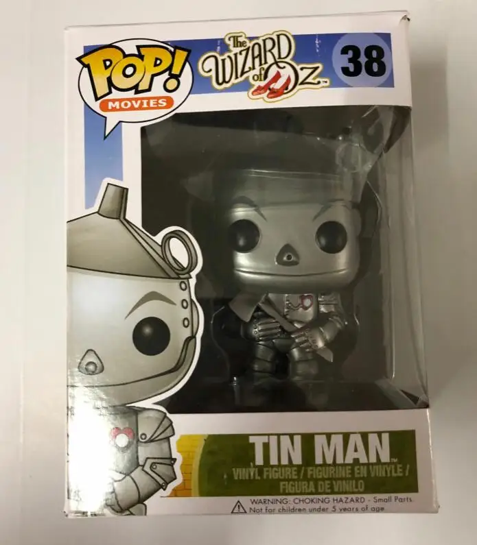 Funko поп волшебник унции оловянный человек ПВХ Фигурки Коллекция Модель игрушки для детей Рождественский подарок - Цвет: Box