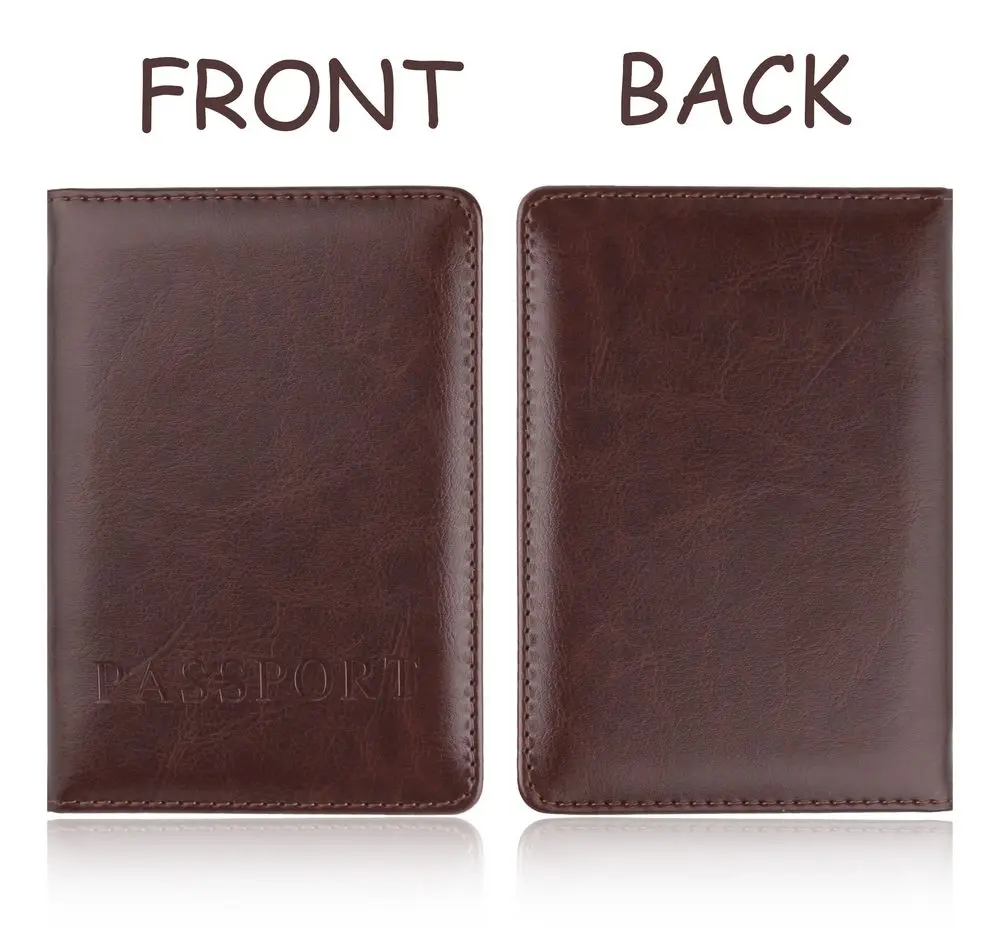 TOURSUIT Leather Multi Functional Credit Card Passport Holder Cover Case for Men and Women