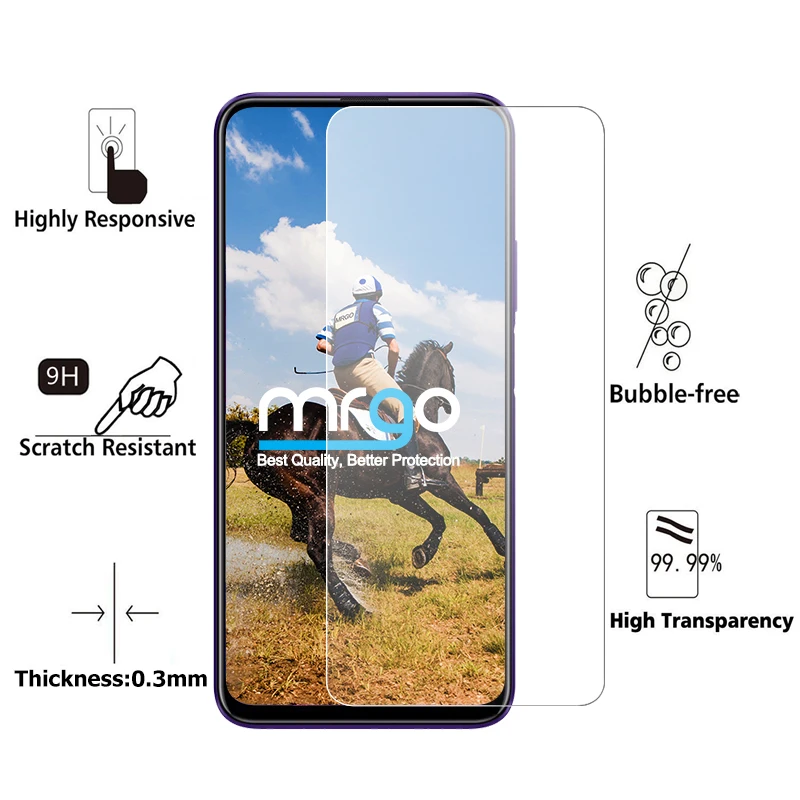 MRGO закаленное стекло для huawei Honor 9X Pro защита экрана 9H на телефон защитное стекло для huawei Honor 9X стекло