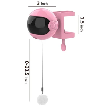 

New Interactive Cat Toys - Electric Lifting Automatic Teasers Cat Toy,360°Rolling Interactive Self Rotating Pet Balls for Kitty