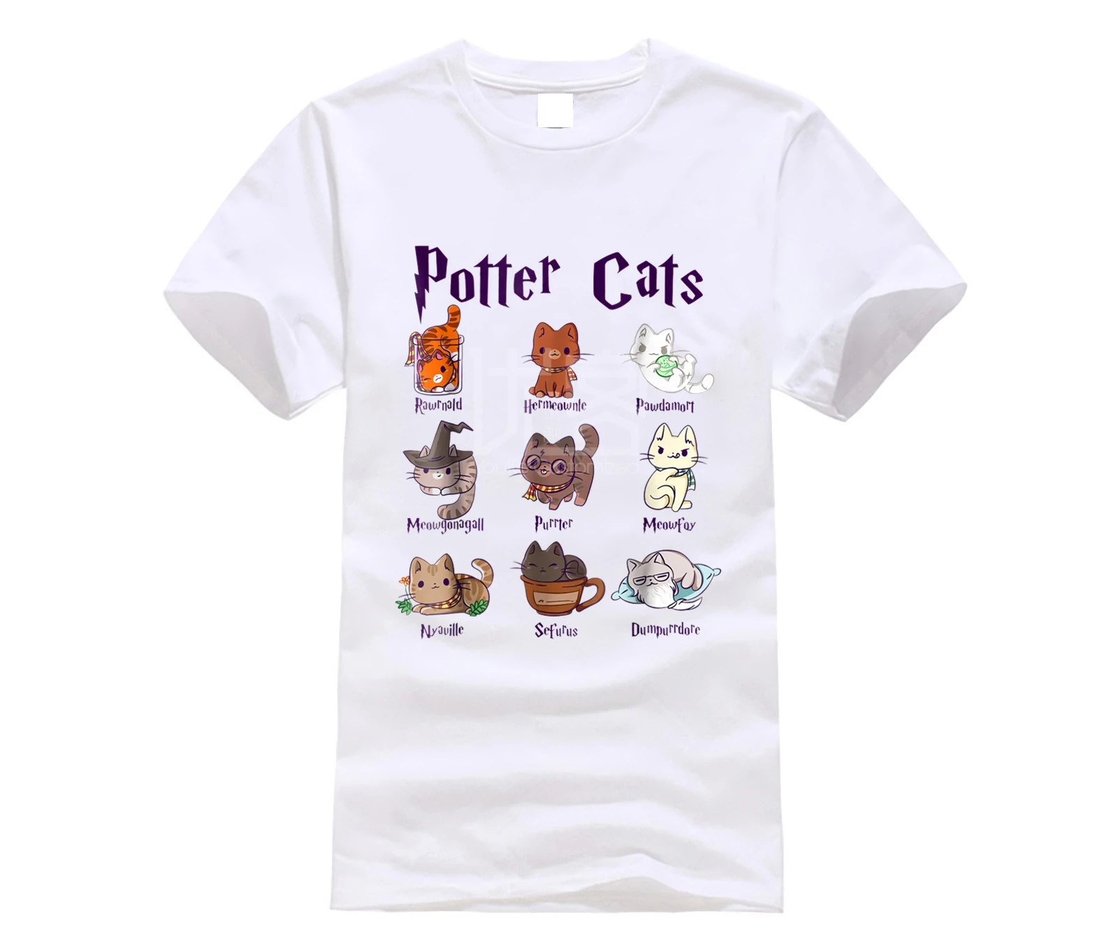 

brand men shirt Pawter Cute Kitten Cats T Shirt For Women