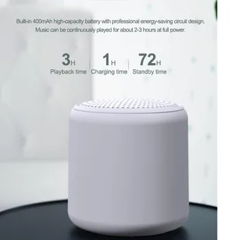 

Portable Mini Bluetooth Speaker Hands Free HiFi Sound Quality Wireless Speakers for Lessure Time Subwoofer Music Loudspeaker