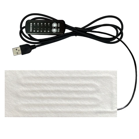 Pad USB Heating Wire Heating Mat 5V Electric Heating Element Film Heater Pad for Warming Feet Heating Vest Coat