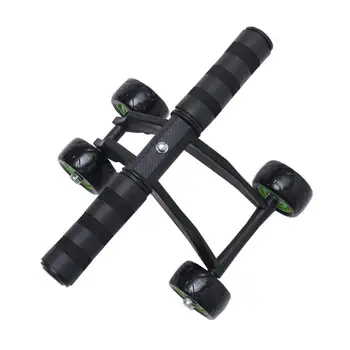 

4 Wheel Abdominal Wheel Bearing Silent Roller Abdominal Wheel Exercise Abdominal Muscle Trainer