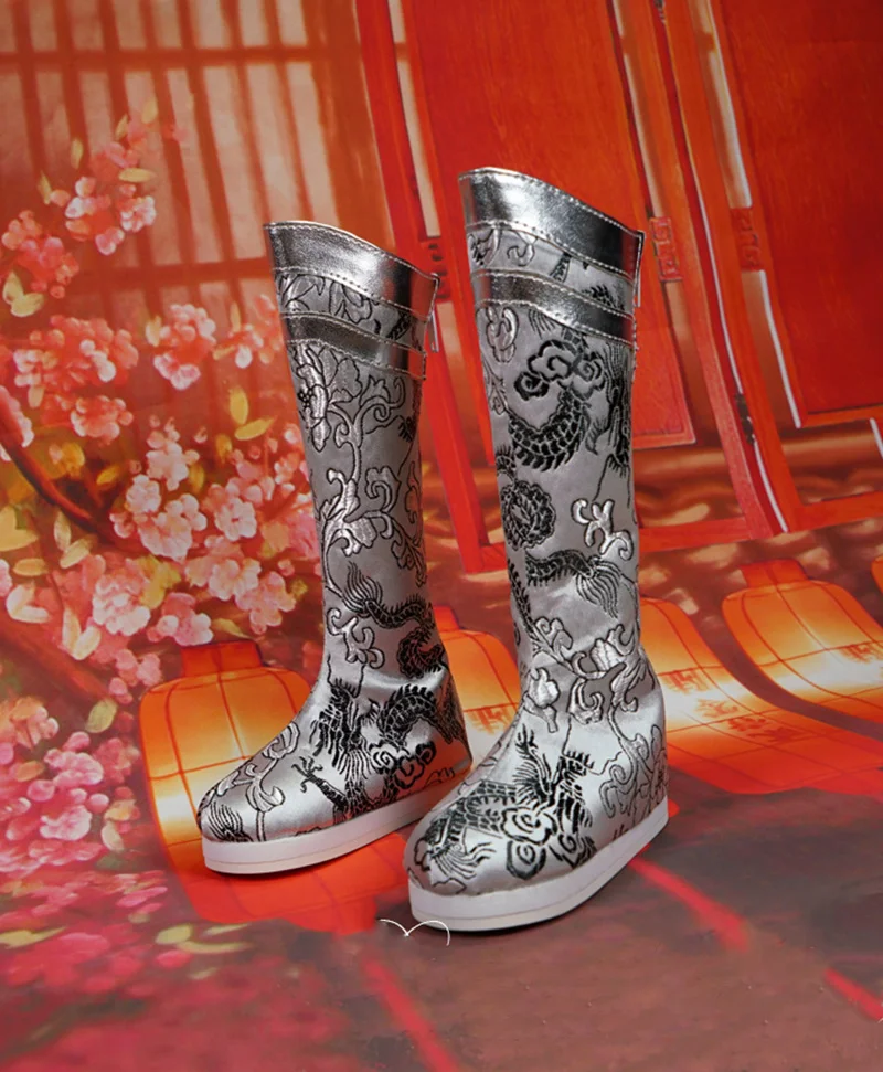 1/4 1/3 BJD Shoes Ancient Costume Boots Hanfu Shoes For BJD/SD MSD SD13 Boy & Girl SD17 SSDF Strong Uncle Doll Accessories A1094