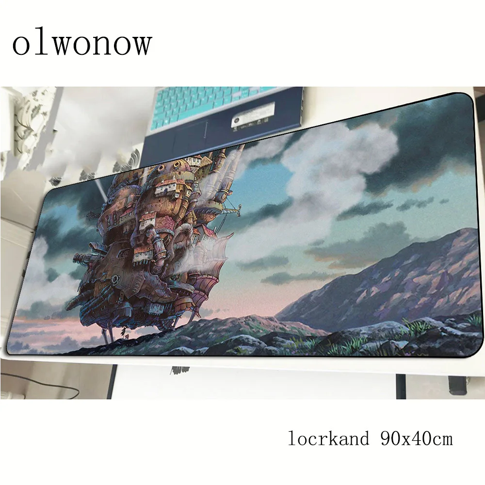Коврик для мыши Howl's с подвижным замком коврик компьютерных игр Аниме 900x400x3 мм