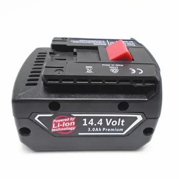 

14.4V 3000mAh Li-ion Rechargeable Power Tool Replacement Battery for Bosch BAT607 BAT607G BAT614 BAT614G 2 607 336 318