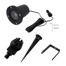 Лазерная Лампа для проектора в виде снежинок, наружный водонепроницаемый Светодиодный светильник для украшения праздничного пейзажа, прожектор для дома и сада