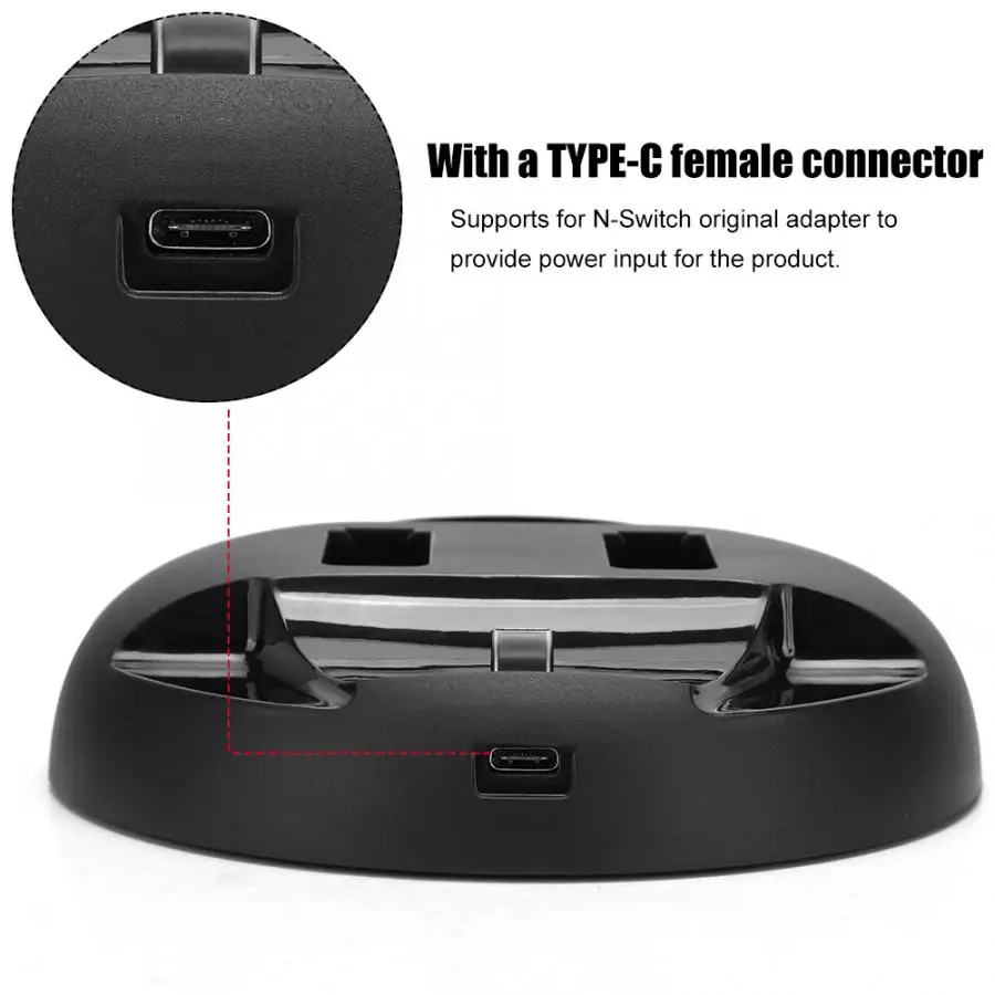 4-в-1 5 V/15 V зарядная подставка для N-Switch/N-Switch Lite/профессиональные для ручек/Joy-Con ручки