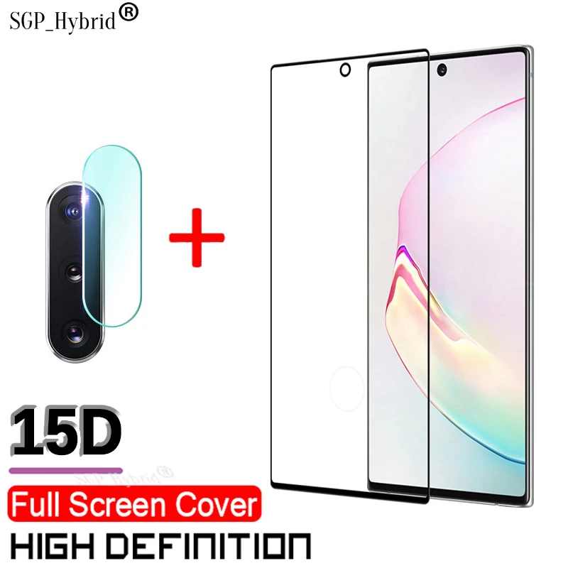 

15D Camera Glass For Samsung Galaxy Note 10 Plus 10+ Tempered Glass Lens Screen Protector For Samsung Note 10 Pro Note10 Glass