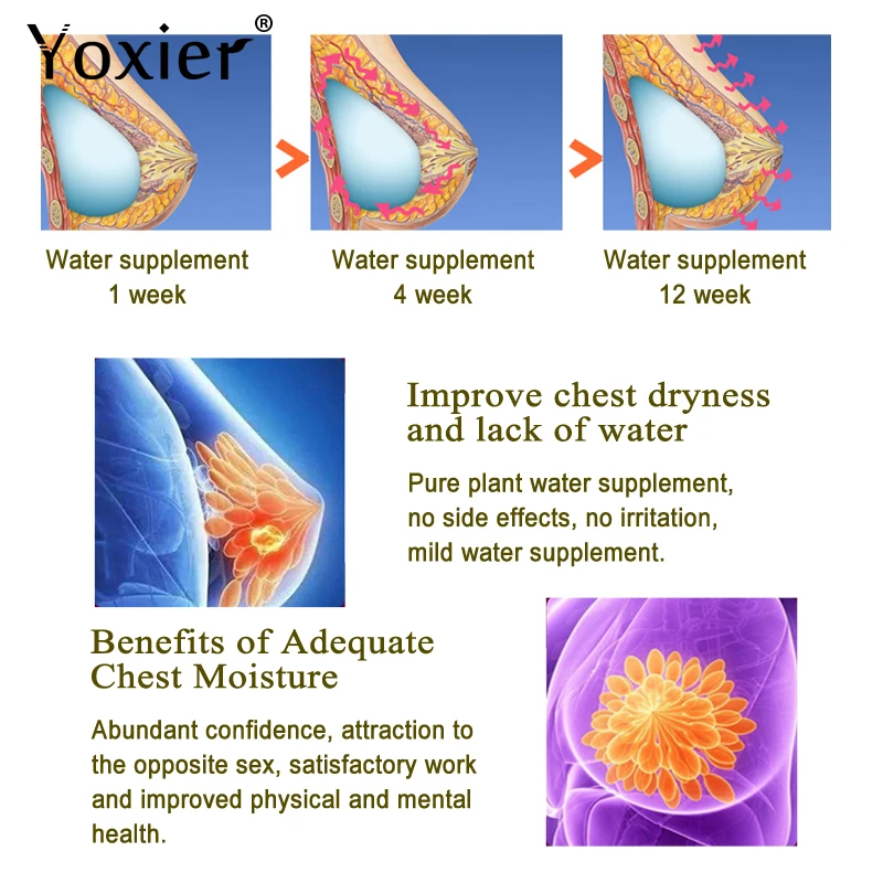 Коллагеновая Хрустальная маска для груди Yoxier эффективный полная эластичность