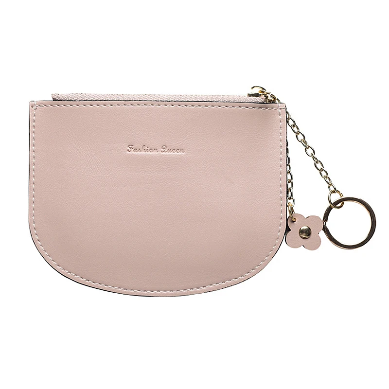 

Mini Cute Women Coin Purse Ultra Thin Brief Design Keychain Wallet Multi-card Position Card Holder Fashion Ladies Clutch Bag