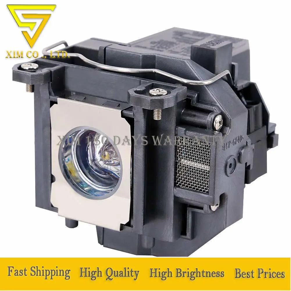 Запасная лампа ELPL57 V13H010L57 для проектора с корпусом Epson EB 440W 450W 450Wi 455Wi гарантией на