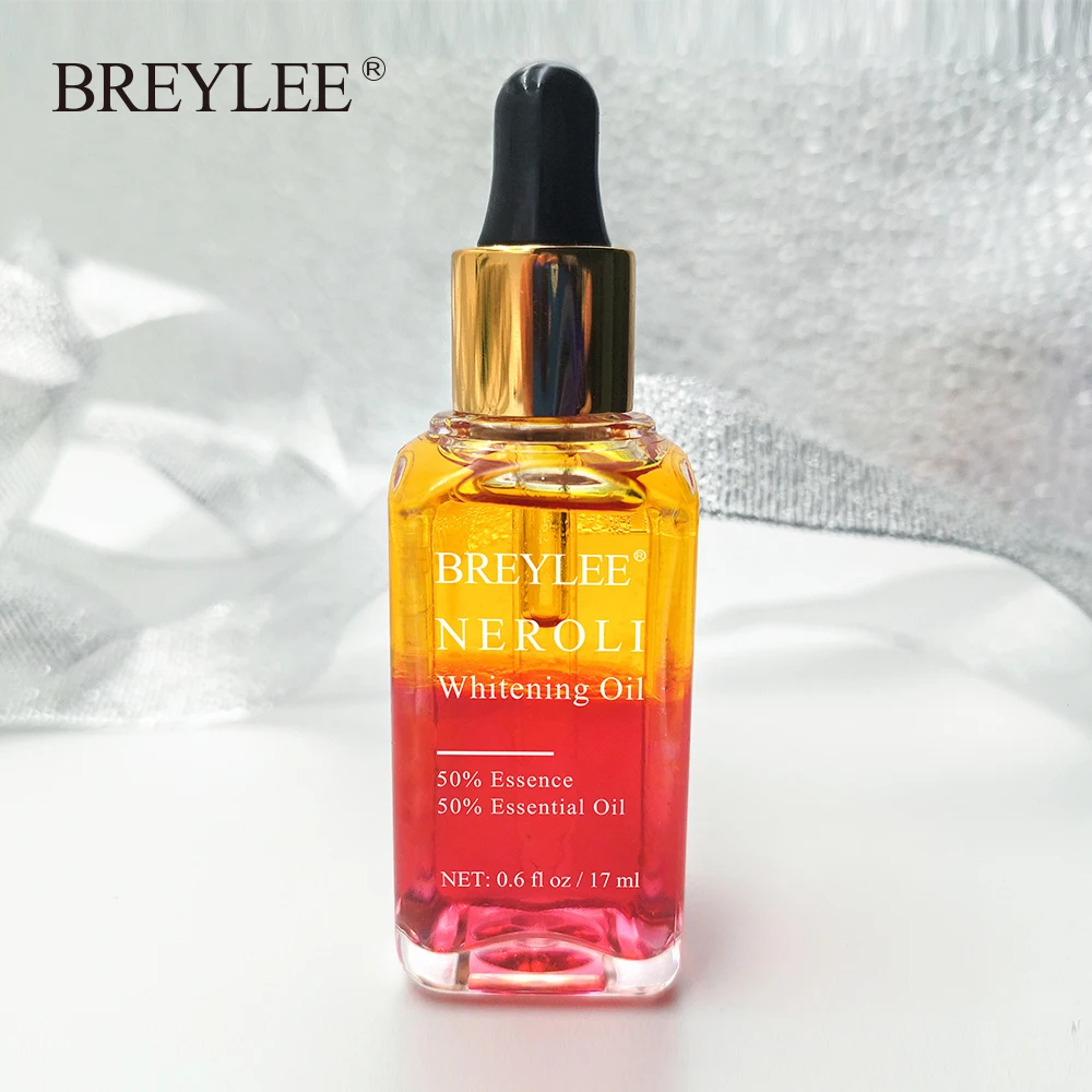 BREYLEE Neroli Whitening Essential Oils Fade Dark Spots Remove Face Freckle Brighten Skin Facial Serum Moisturizer Essence Oil  (5)