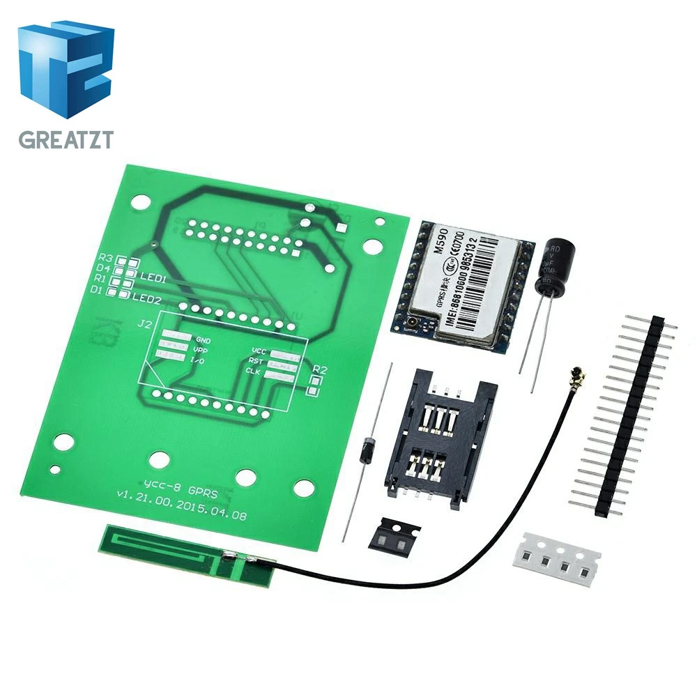 GREATZT DIY Набор GSM GPRS 900 1800 МГц Служба коротких сообщений SMS модуль для проекта