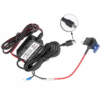 

12-24V To 5V 2.5A Car Dash Cam Charger Adapter Hard Wire Kit Mini USB for Car DVR Camera GPS Navigation Tablet Mobile Phone