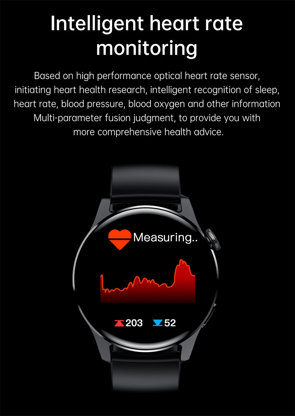 Fitness Tracker Smart Watch with Weather Display5