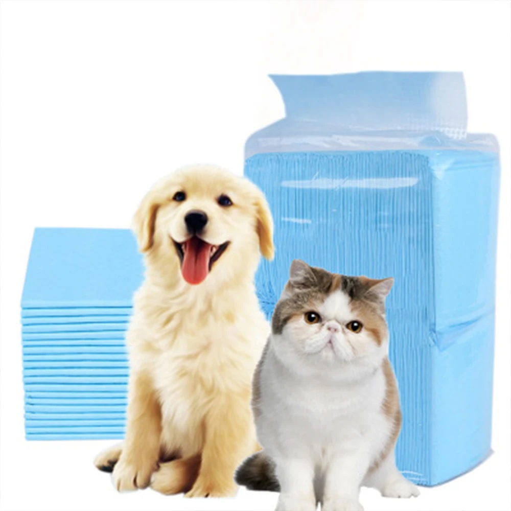 Almohadillas desechables para entrenamiento de cachorros, alfombrilla para pañales saludables para perros y gatos, jaula, suministros para mascotas, Empapadores