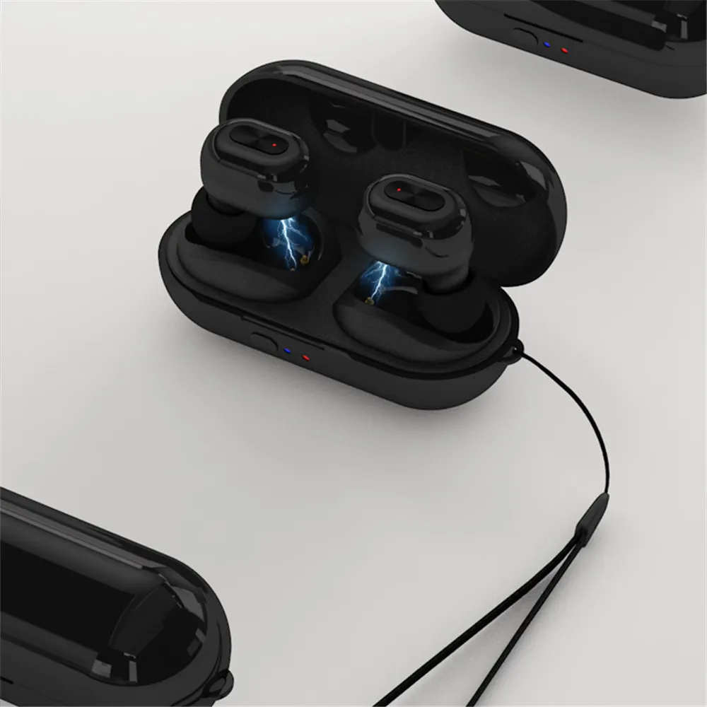 2 шт TWS Bluetooth беспроводные наушники Bluetooth V5.0 Громкая связь Микрофон Стерео Аудио приемник наушники с зарядной коробкой гарнитура N9-LB
