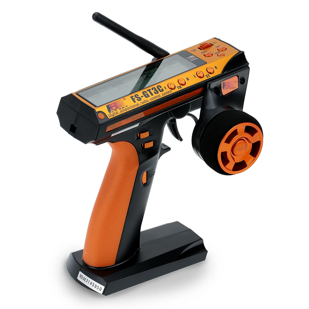 

FS-GT3C 2.4G 3CH Radio Model Remote Control LCD RC Transmitter Receiver for WLtoys 10428 A979 RC Car Truck Vehicle Bait Boat