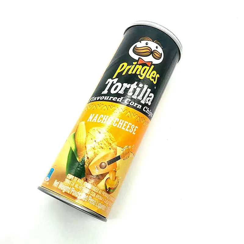 Pringles тортилья ароматизированные кукурузные чипсы диверсии Безопасный ящик для хранения чипсы скрытый сейф с пищевой защитой от запаха мешок