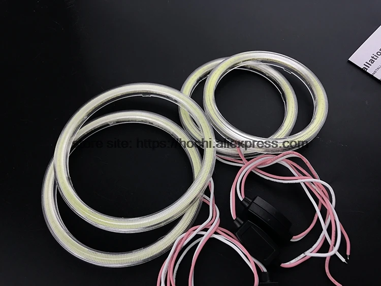 Для Volvo XC60 S60 2009-2013 с проектором COB Led дневной свет Белый Halo Cob Led angel eyes Ring Error Free Ultra bright