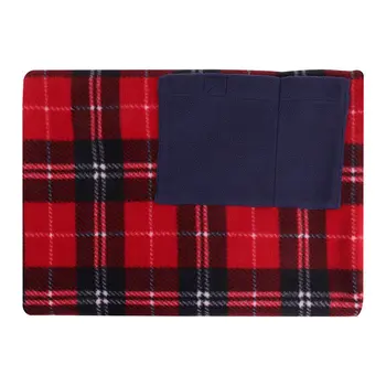 

Portable Usb Multifunctional Electric Heating Blanket Red Lattice Car Office Mat Pad Heater Polyester Fabric