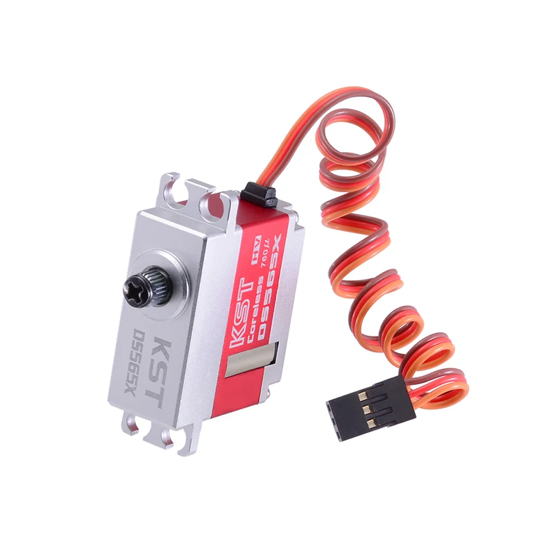 KST Servo DS565X 760us 6,0 кг Крутящий момент HV 6,0-8,4 V без сердечника цифровой сервопривод для 450-500 RC вертолет хвост