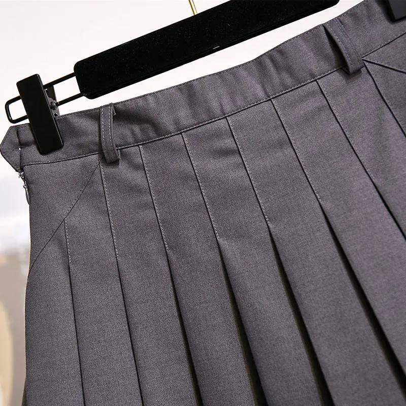 Мини юбка в консервативном стиле Женская с высокой талией новинка 2019 Осень зима