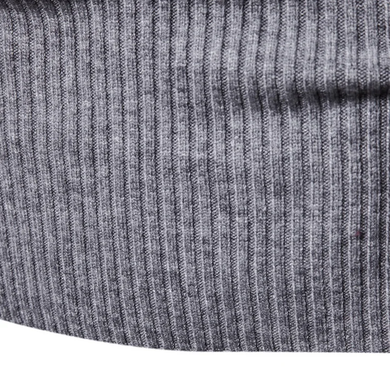 Новинка, мужской свитер, эластичная водолазка, Мужской Хлопковый бренд, с высоким отворотом, вязаный, однотонный, Повседневный, Мужской пуловер, Свитера на осень и зиму