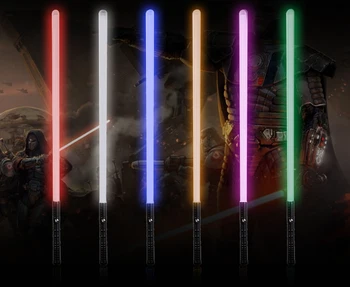 

ANTOY 5W LED Lamp Clause Foc Fx Laser Lightsaber Single Color lightsaber Metal Hnadle Pc Tube 100cm Heavy Dueling 1inch Blade