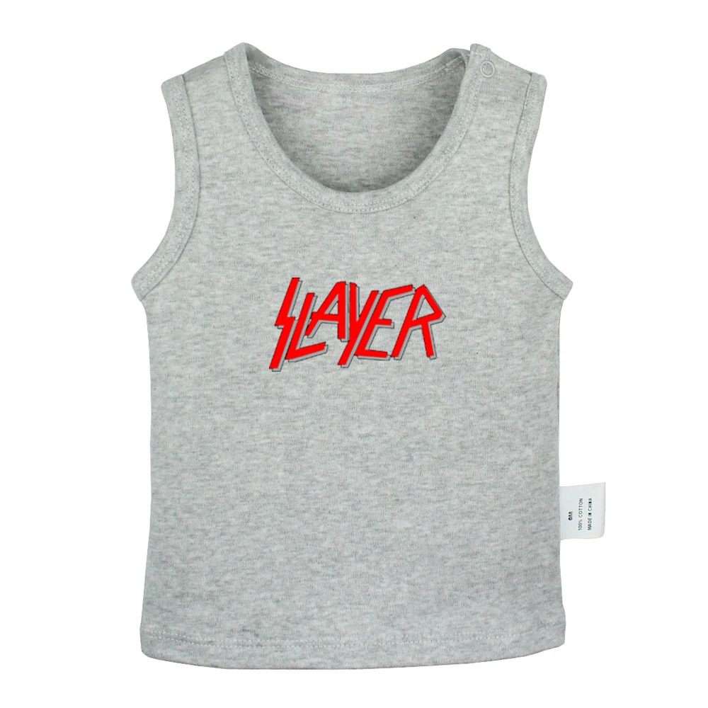 JbBabyYV1391G Slayer/Американский известный скоростной браслет OH MY GOD дизайн новорожденных Детские майки футболки жилет для малышей хлопковая одежда для новорожденных без рукавов - Цвет: JbBabyYV1391G