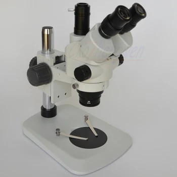 

FYSCOPE New 7X-90X Pillar Sector Base Simul Focal Trinocular Stereo Zoom Microscope Motherborad repair Microscope