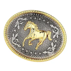 Western rodeo oval cinto fivela cowboy cavalo corrida masculino vintage vestuário acessório