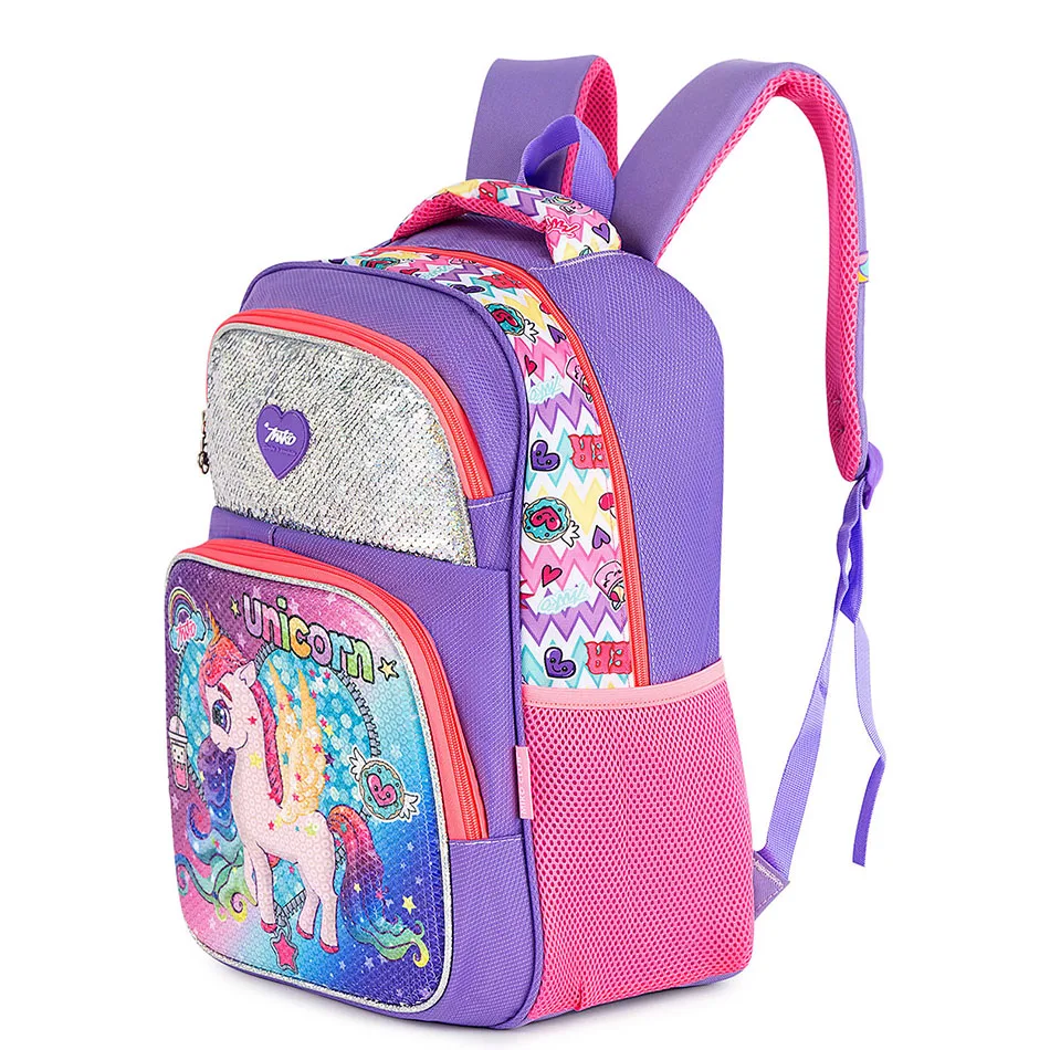 Sequins Unicorn School Bag with Large Capacity