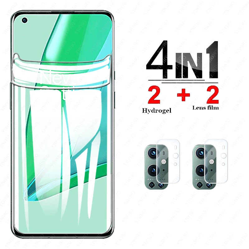 Pellicola Salvaschermo Oneplus 9 Pro Per Oneplus 8T Nord N10 N100 8 9 Pro Hydrogel Film 1 + One Plus 9 Vetro Per Lenti Morbide Oneplus9Pro