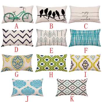 

Geometric Lines Sofa Bed Fashion Environmental Protection Home Festival Pillow Case Cushion Cover Чехол На Подушку Hot
