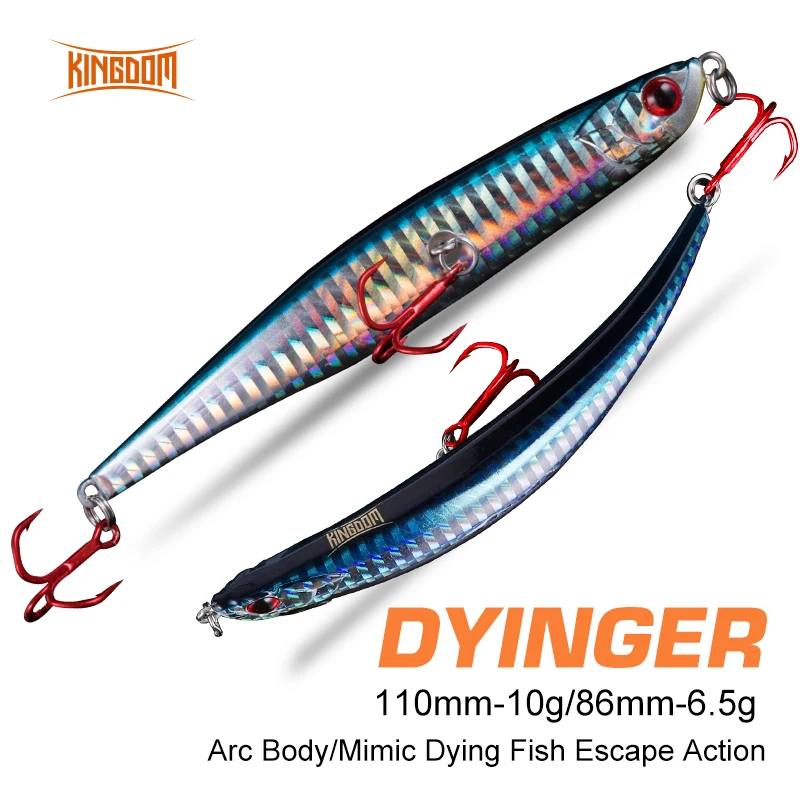 Kingdom Fishing Hard Lure Floating Popper Fishing Wobbler 110mm