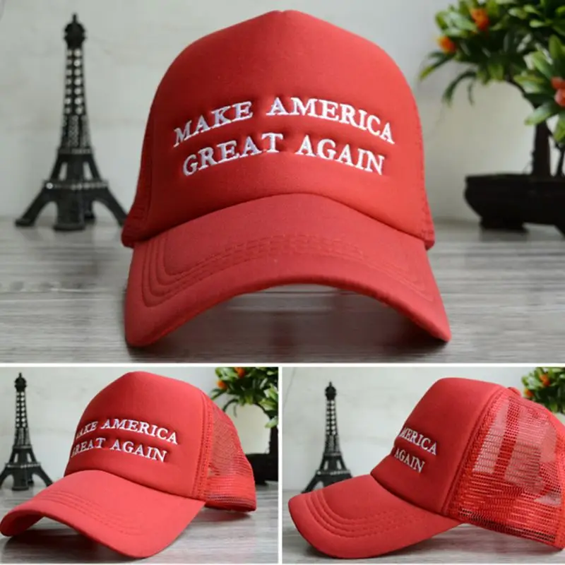 2020 держать Америку Великая Снова шляпа Флаг США Вышивка Регулируемая унисекс